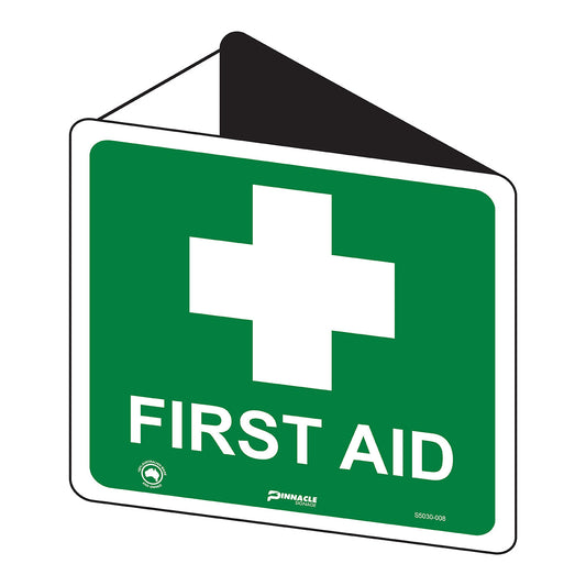 Max Global Products S5030 First Aid (With Picto), Off Wall Sign