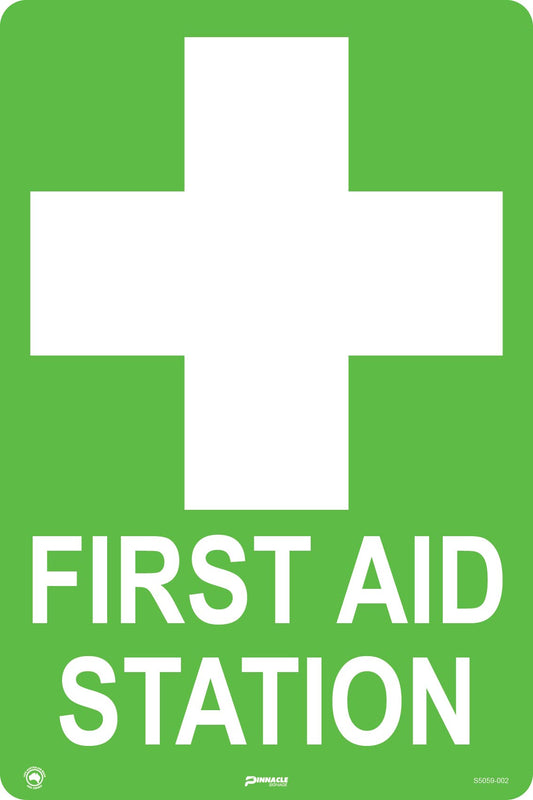 Max Global Products S5059 First Aid Station (Full Green) Sign