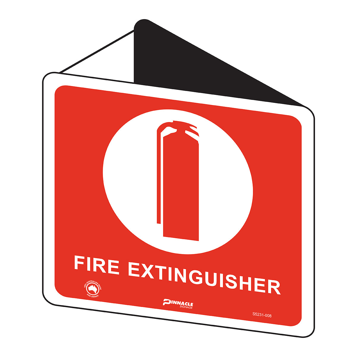 Max Global Products S5231 Fire Extinguisher (With Picto), Off Wall Sign