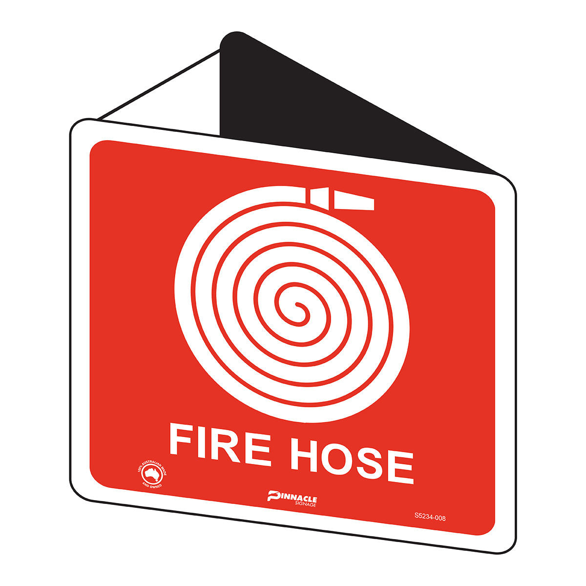 Max Global Products S5234 Fire Hose (With Picto), Off Wall Sign