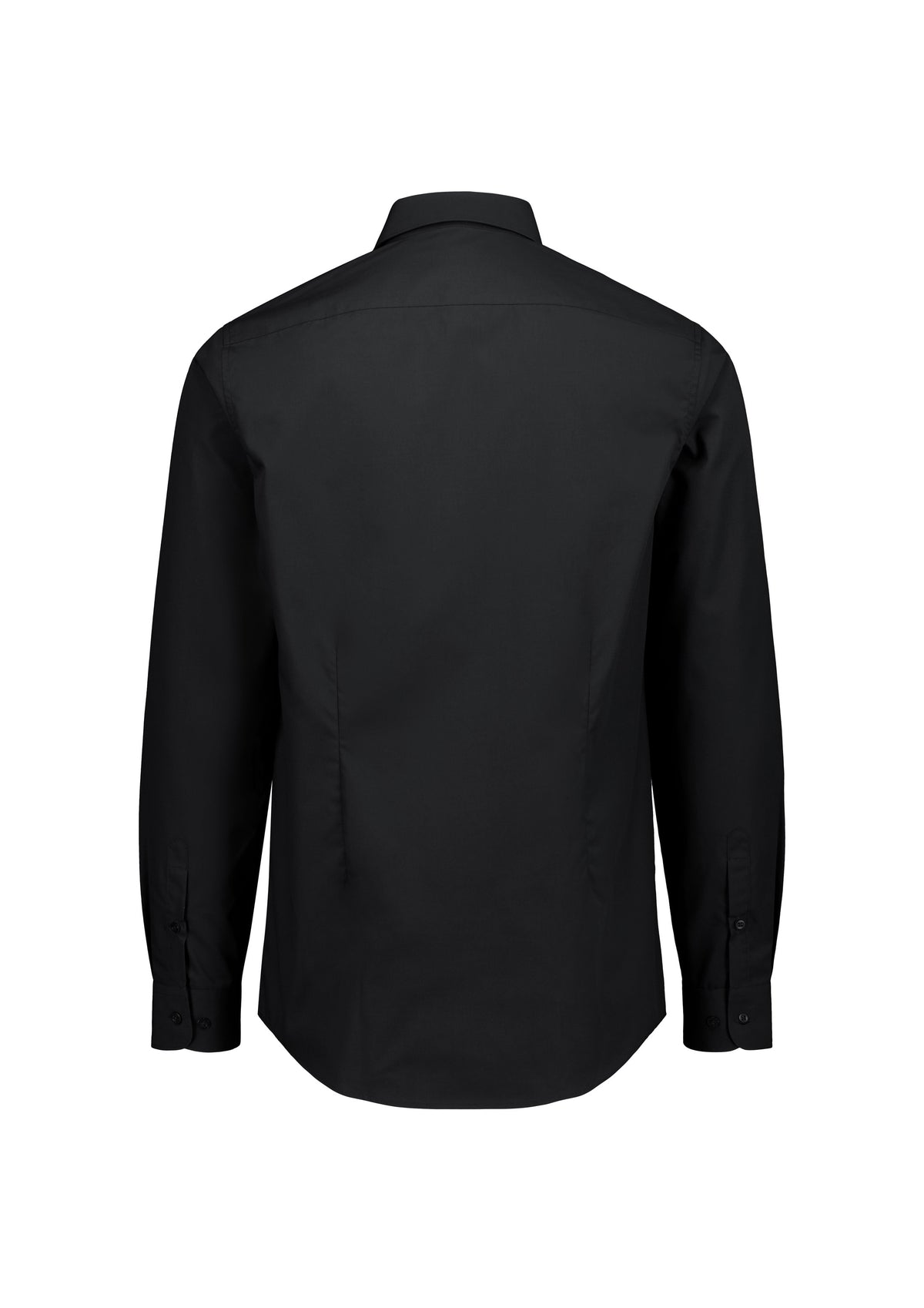 BizCollection S621M Mens Lexington Slim Fit Long Sleeve Shirt - Black