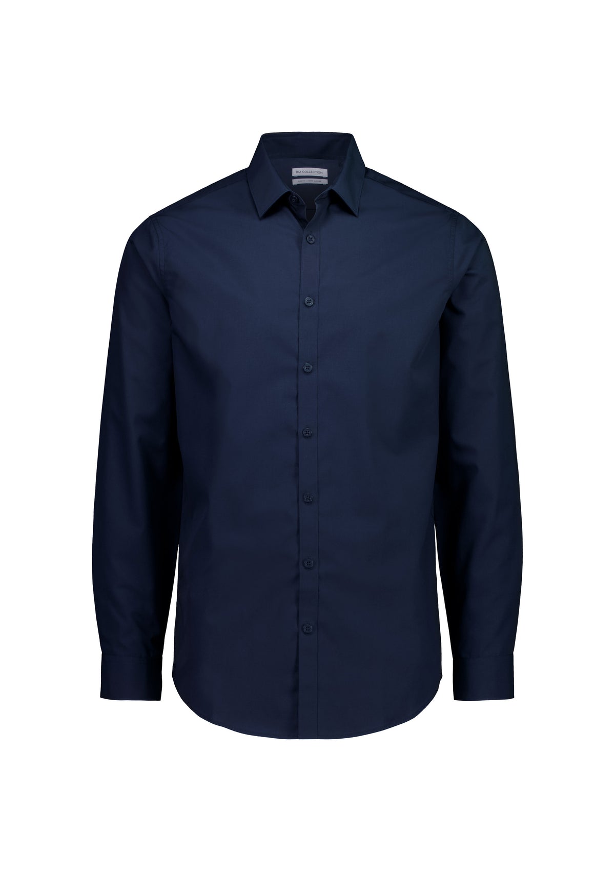 BizCollection S621M Mens Lexington Slim Fit Long Sleeve Shirt - Navy