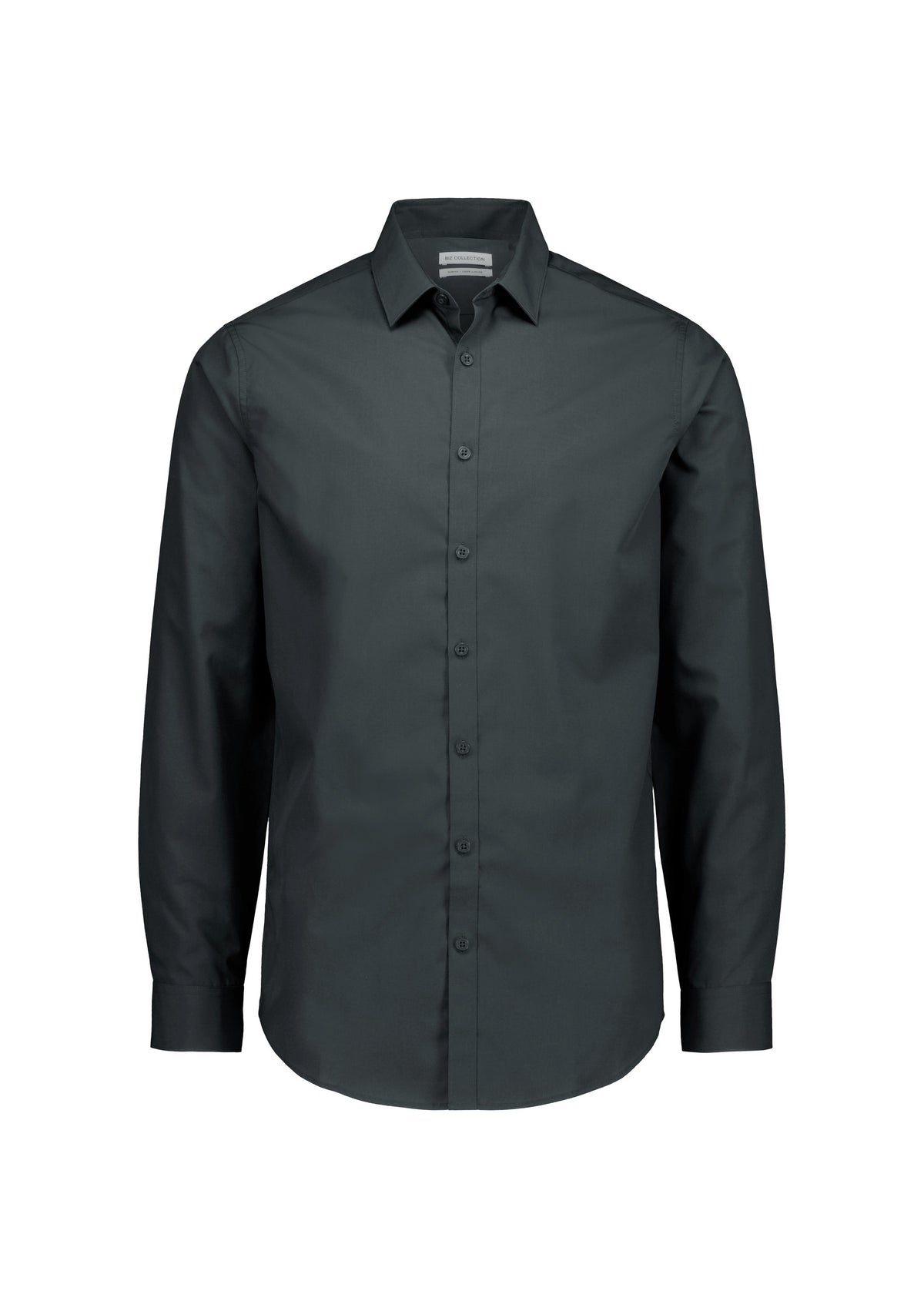 BizCollection S621M Mens Lexington Slim Fit Long Sleeve Shirt - Slate