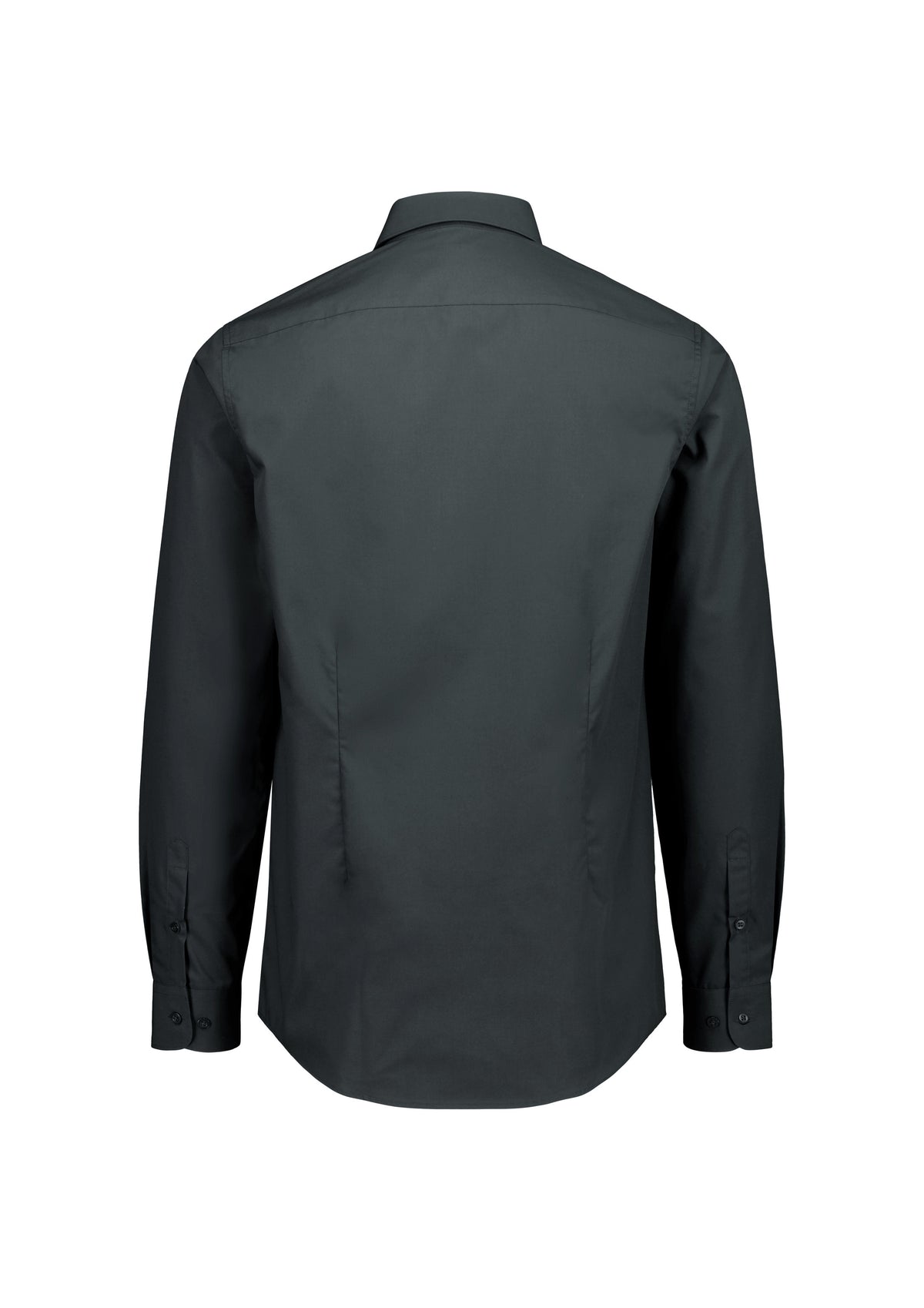 BizCollection S621M Mens Lexington Slim Fit Long Sleeve Shirt - Slate