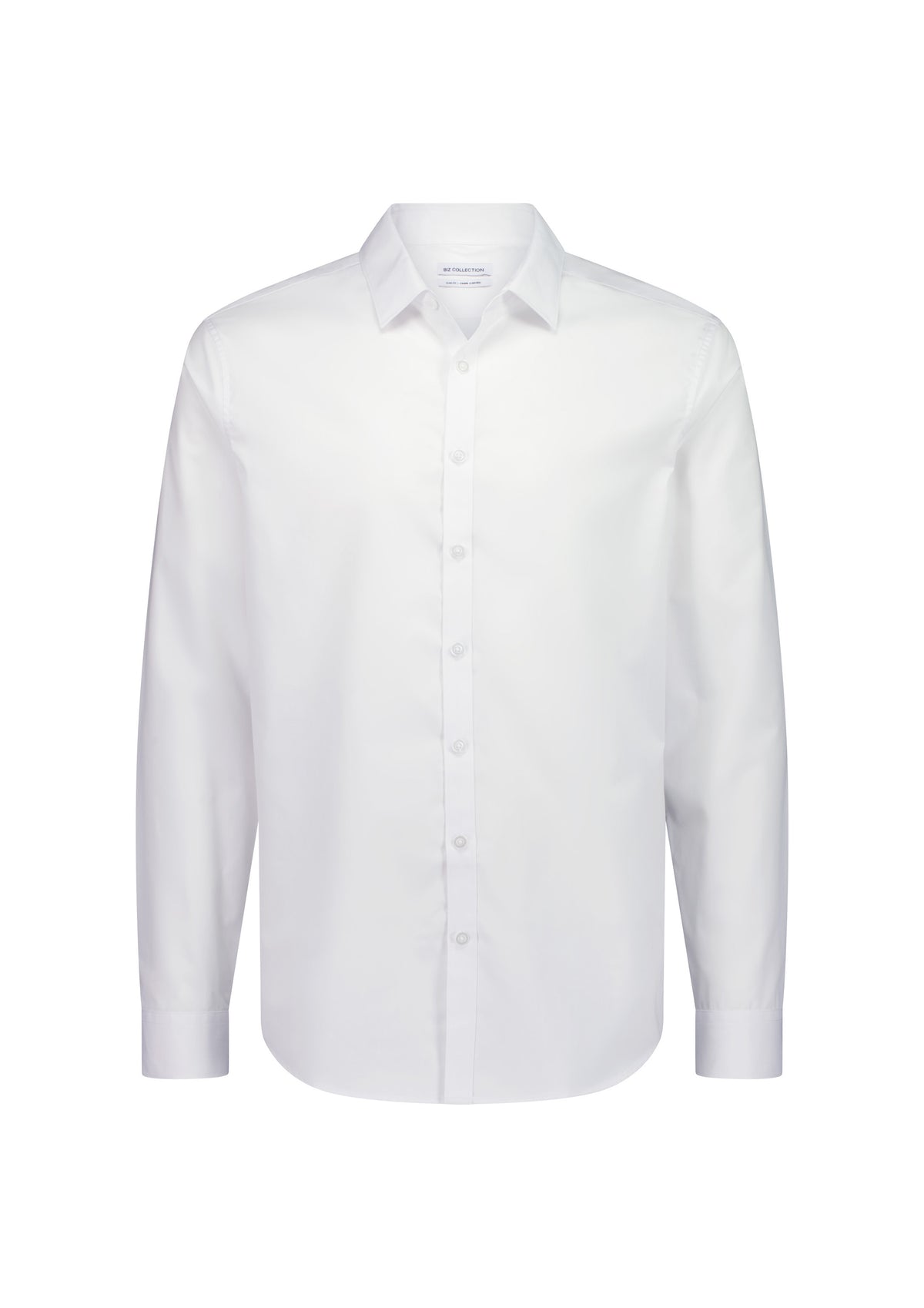 BizCollection S621M Mens Lexington Slim Fit Long Sleeve Shirt - White