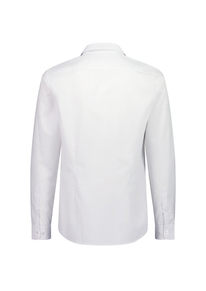 BizCollection S621M Mens Lexington Slim Fit Long Sleeve Shirt - White