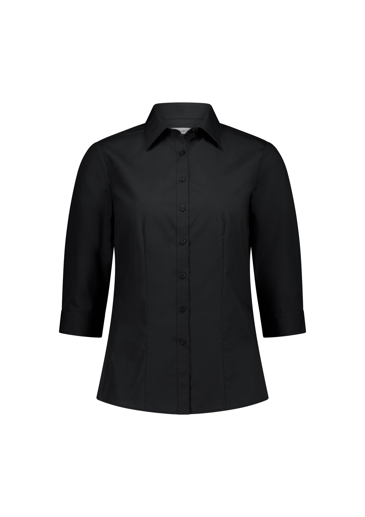 BizCollection S623W Womens Lexington 3/4 Sleeve Shirt - Black