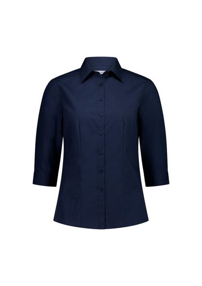 BizCollection S623W Womens Lexington 3/4 Sleeve Shirt - Navy