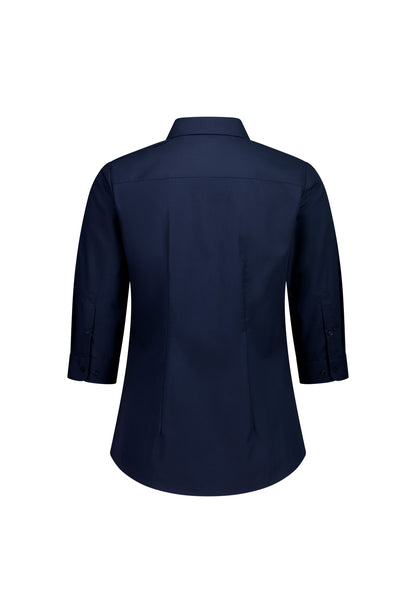 BizCollection S623W Womens Lexington 3/4 Sleeve Shirt - Navy