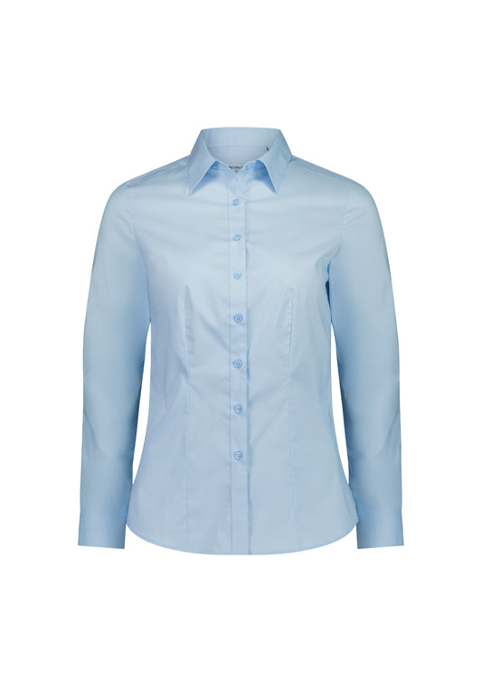 BizCollection S624W Womens Fitzroy Long Sleeve Shirt - Sky