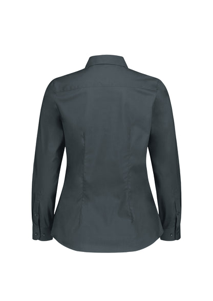 BizCollection S624W Womens Fitzroy Long Sleeve Shirt - Slate
