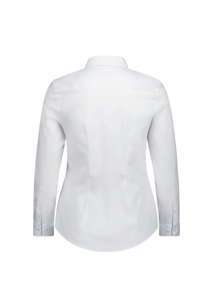 BizCollection S624W Womens Fitzroy Long Sleeve Shirt - White