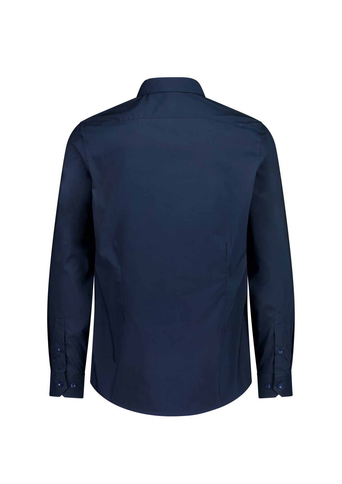 BizCollection S625M Mens Fitzroy Slim Fit Long Sleeve Shirt - Navy
