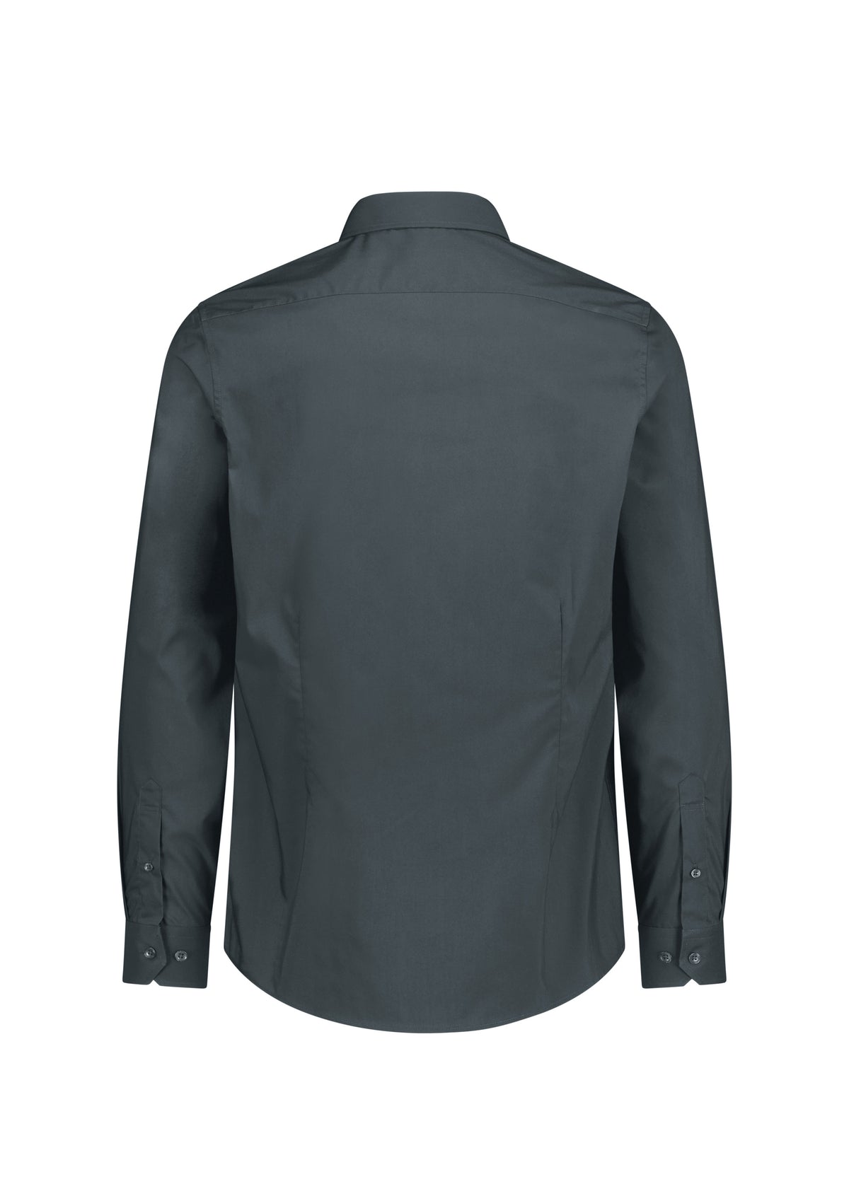 BizCollection S625M Mens Fitzroy Slim Fit Long Sleeve Shirt - Slate