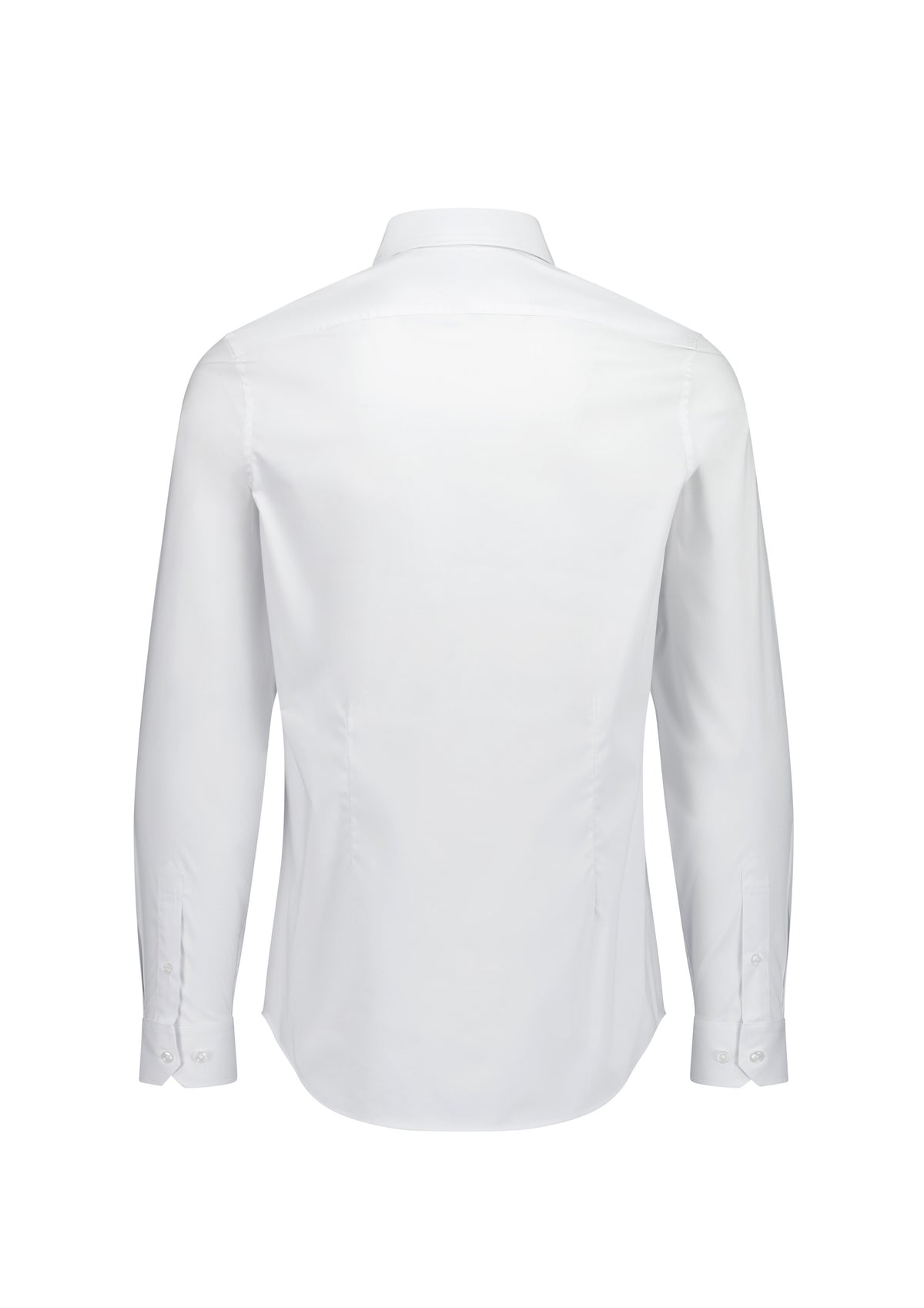 BizCollection S625M Mens Fitzroy Slim Fit Long Sleeve Shirt - White