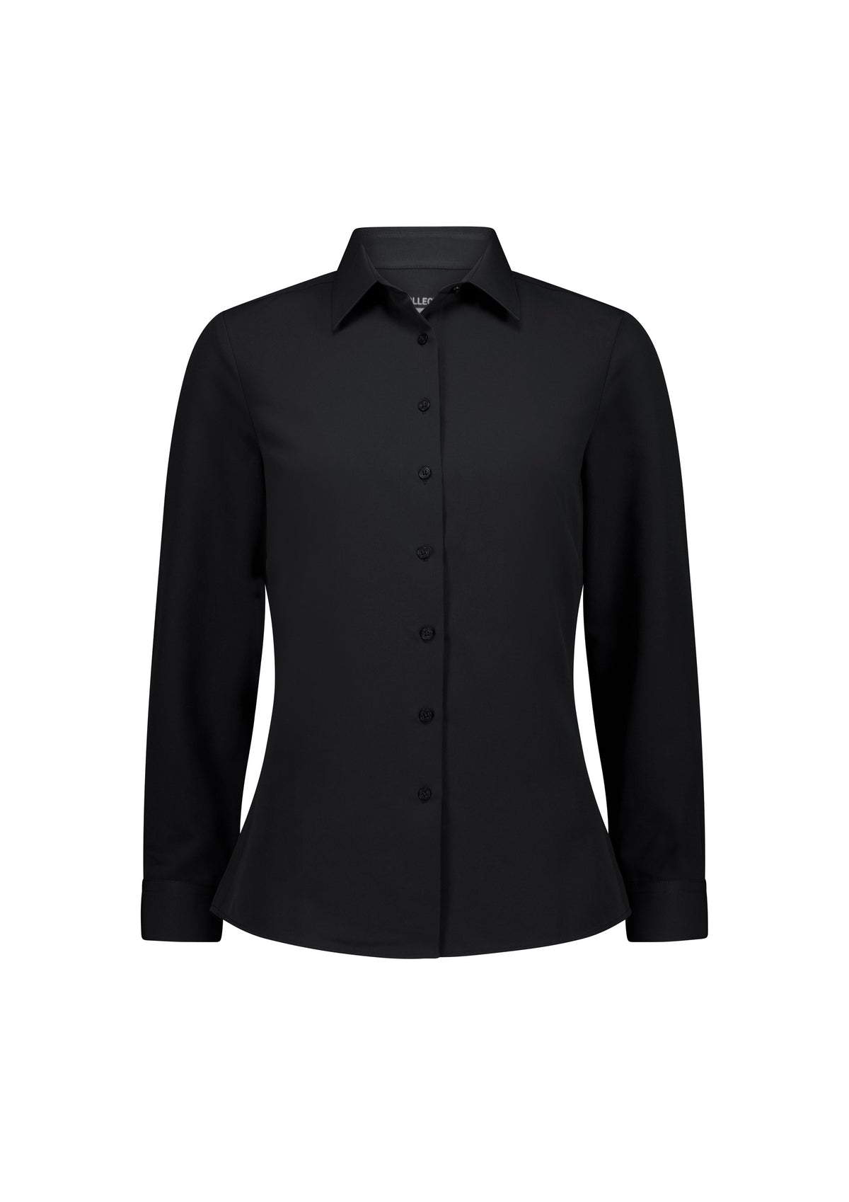 BizCollection S629W Womens Quick Dry Movement Long Sleeve Shirt - Black