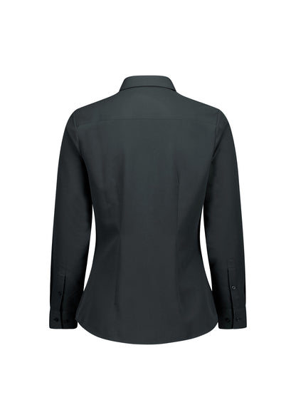 BizCollection S629W Womens Quick Dry Movement Long Sleeve Shirt - Charcoal