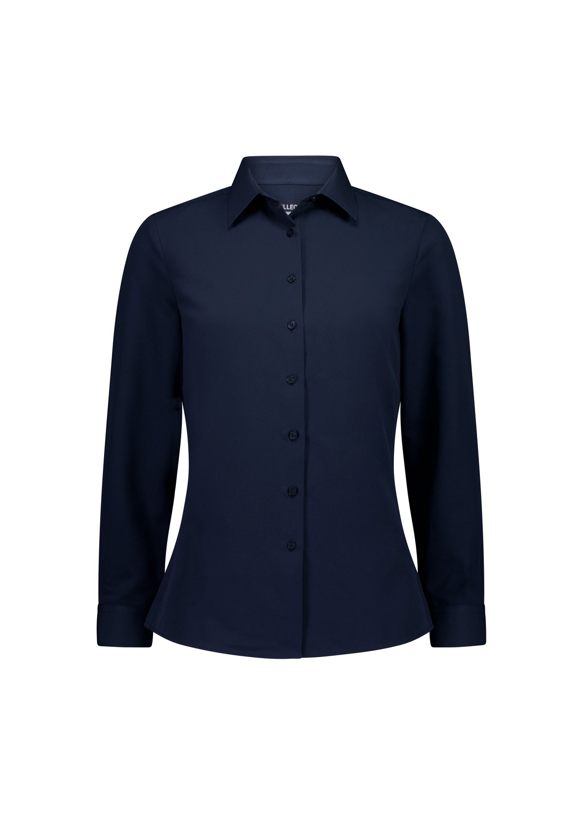 BizCollection S629W Womens Quick Dry Movement Long Sleeve Shirt - Navy