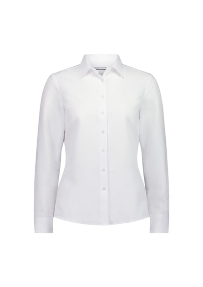 BizCollection S629W Womens Quick Dry Movement Long Sleeve Shirt - White
