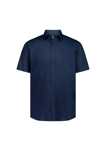 BizCollection S635M Mens Fitzroy Classic Fit Short Sleeve Shirt - Navy