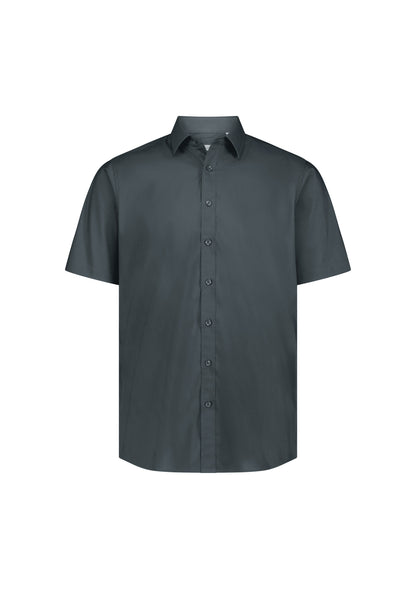BizCollection S635M Mens Fitzroy Classic Fit Short Sleeve Shirt - Slate