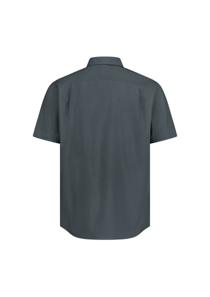 BizCollection S635M Mens Fitzroy Classic Fit Short Sleeve Shirt - Slate