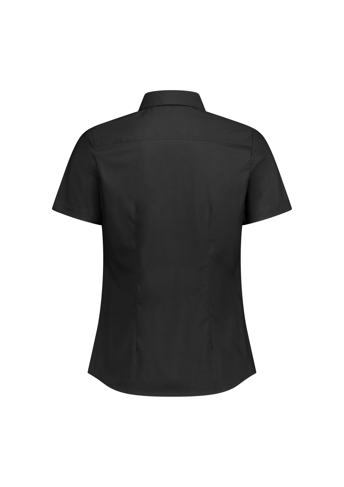 BizCollection S635W Womens Fitzroy Short Sleeve Shirt - Black