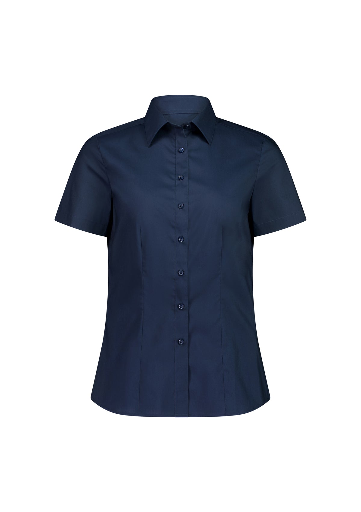 BizCollection S635W Womens Fitzroy Short Sleeve Shirt - Navy
