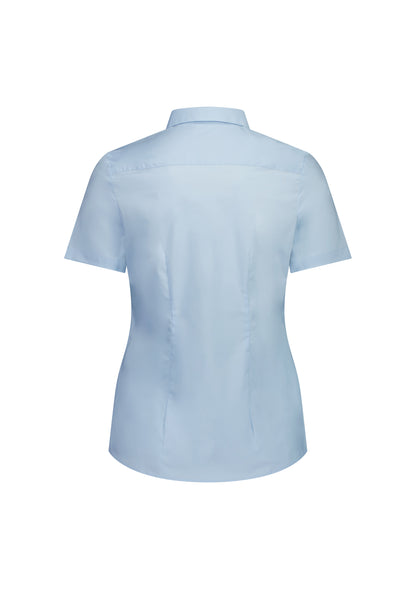 BizCollection S635W Womens Fitzroy Short Sleeve Shirt - Sky