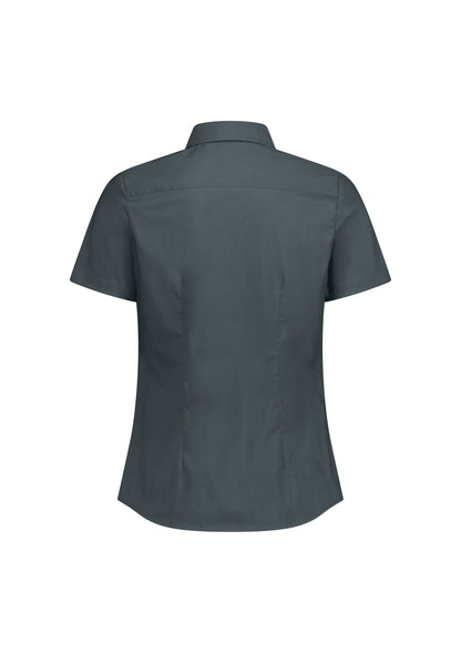 BizCollection S635W Womens Fitzroy Short Sleeve Shirt - Slate