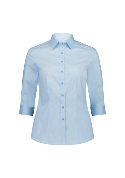 BizCollection S636W Womens Fitzroy 3/4 Sleeve Shirt - Sky