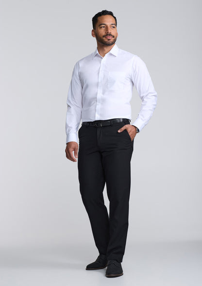 BizCollection S639M Mens Lexington Classic Fit Long Sleeve Shirt - White