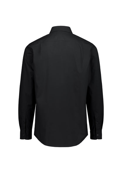 BizCollection S639M Mens Lexington Classic Fit Long Sleeve Shirt - Black