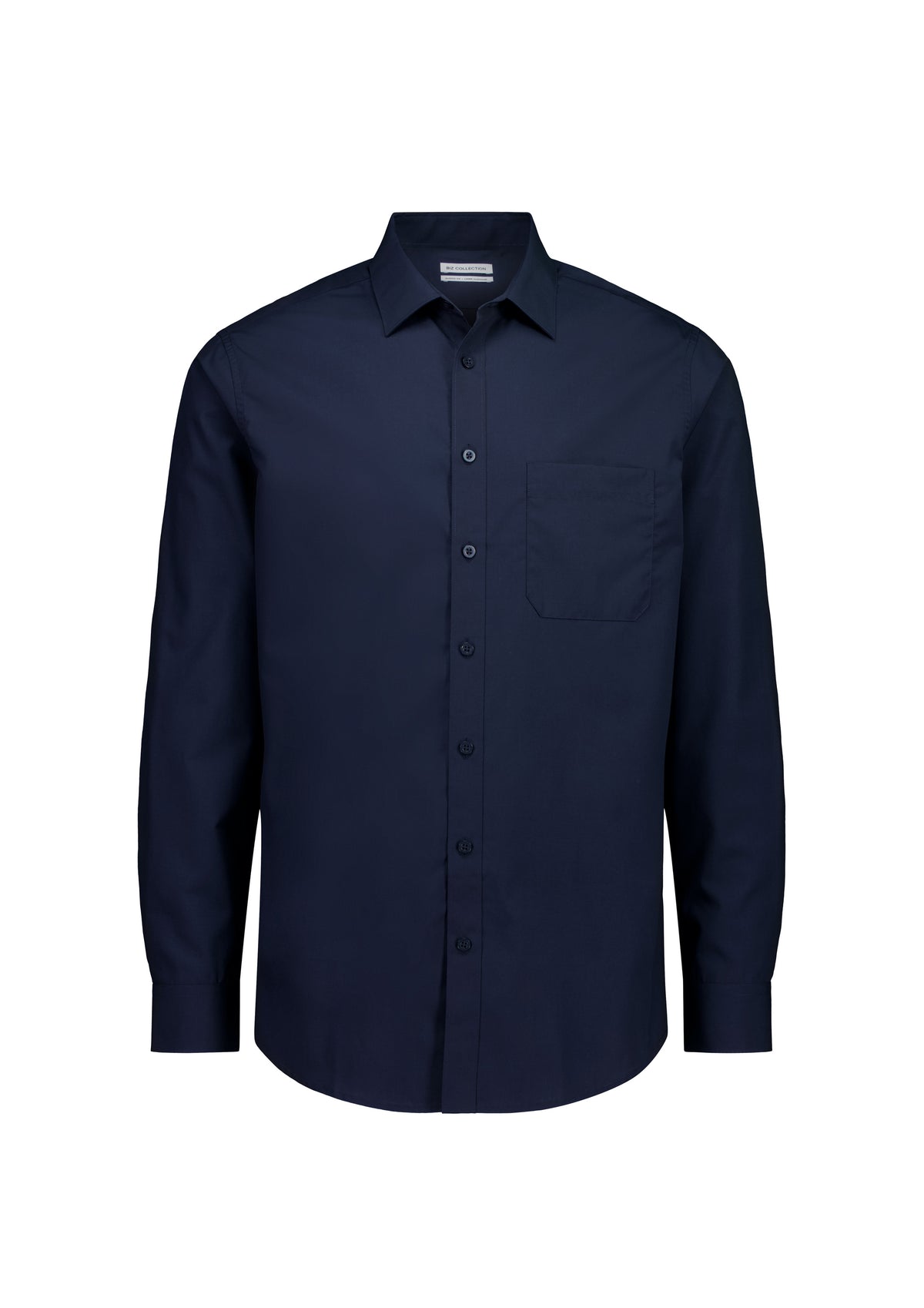 BizCollection S639M Mens Lexington Classic Fit Long Sleeve Shirt - Navy