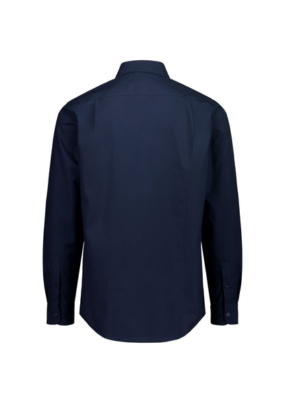 BizCollection S639M Mens Lexington Classic Fit Long Sleeve Shirt - Navy
