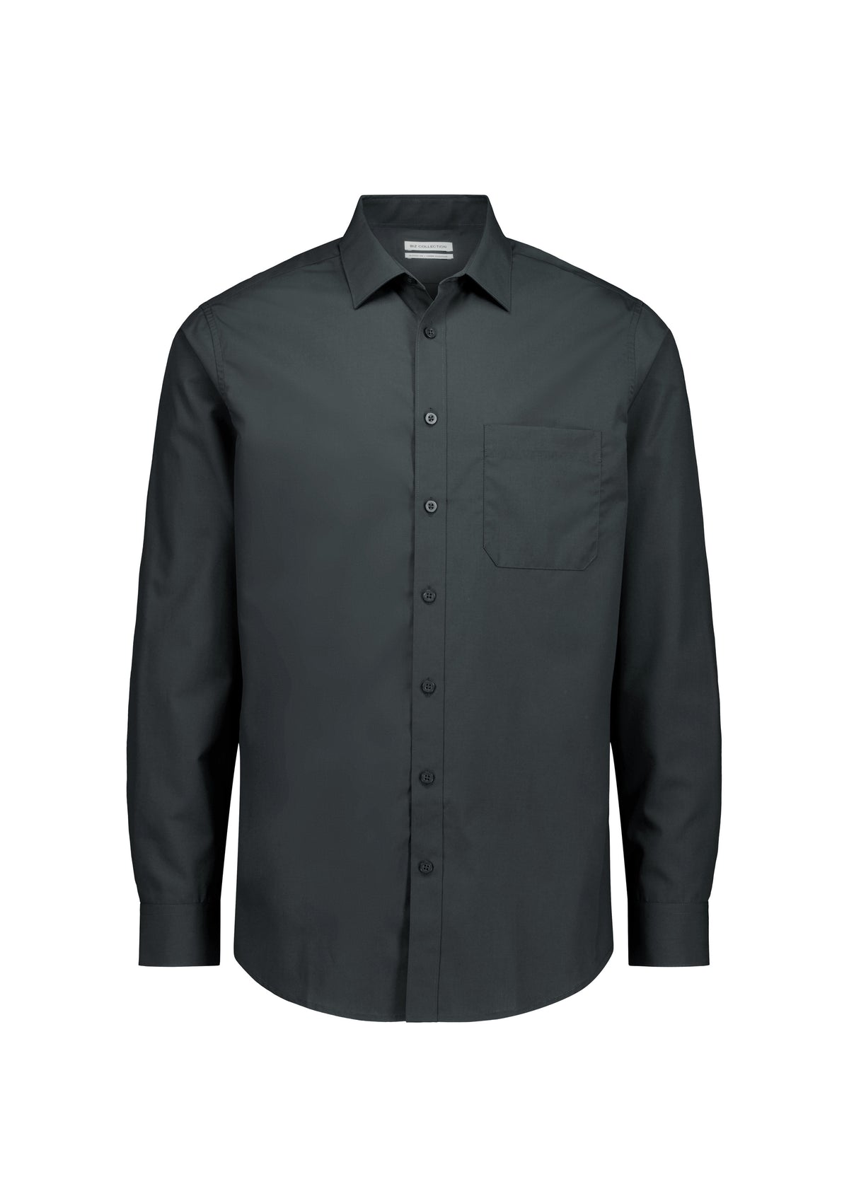 BizCollection S639M Mens Lexington Classic Fit Long Sleeve Shirt - Slate