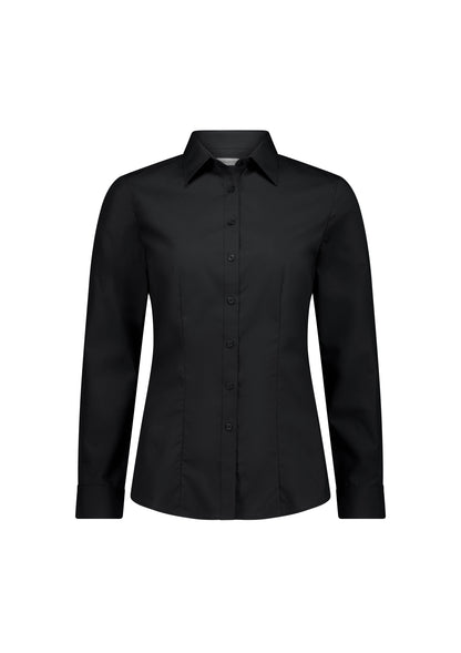 BizCollection S639W Womens Lexington Long Sleeve Shirt - Black