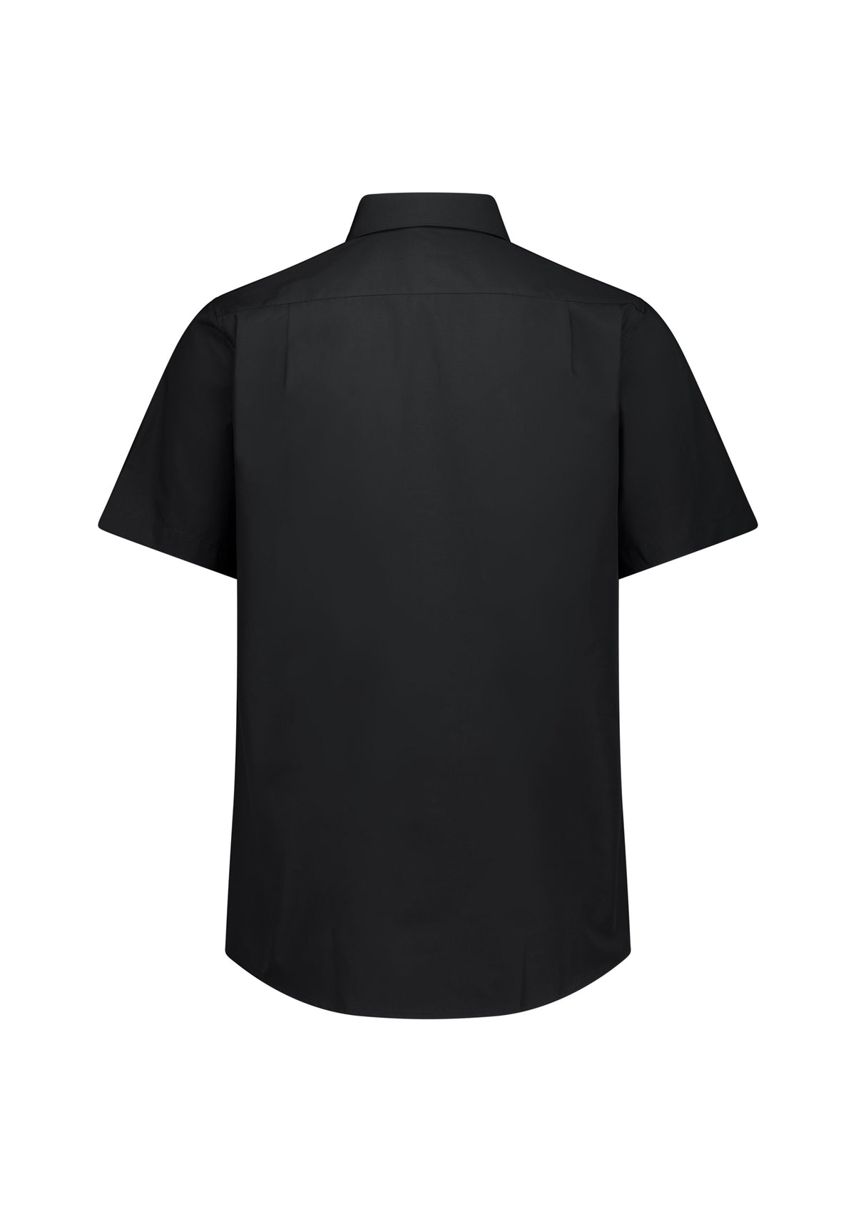 BizCollection S640M Mens Lexington Classic Fit Short Sleeve Shirt - Black