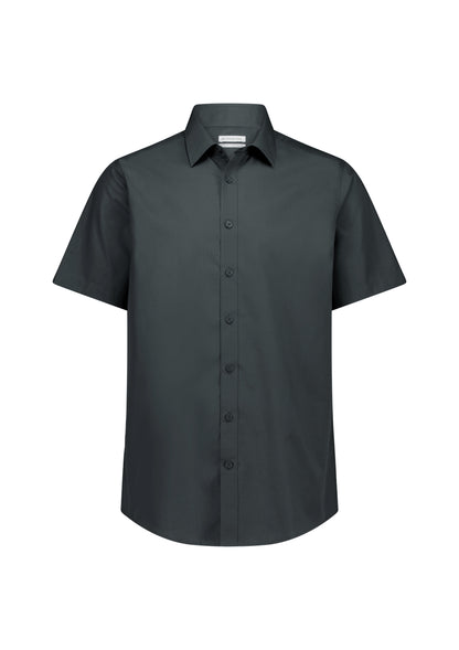 BizCollection S640M Mens Lexington Classic Fit Short Sleeve Shirt - Slate
