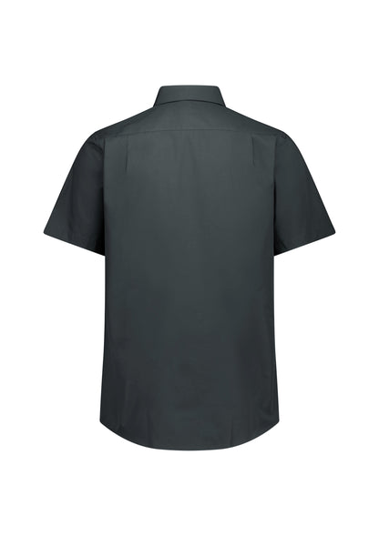 BizCollection S640M Mens Lexington Classic Fit Short Sleeve Shirt - Slate