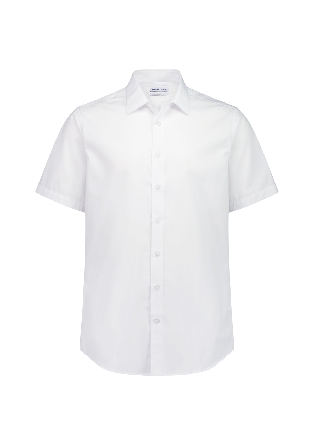 BizCollection S640M Mens Lexington Classic Fit Short Sleeve Shirt - White