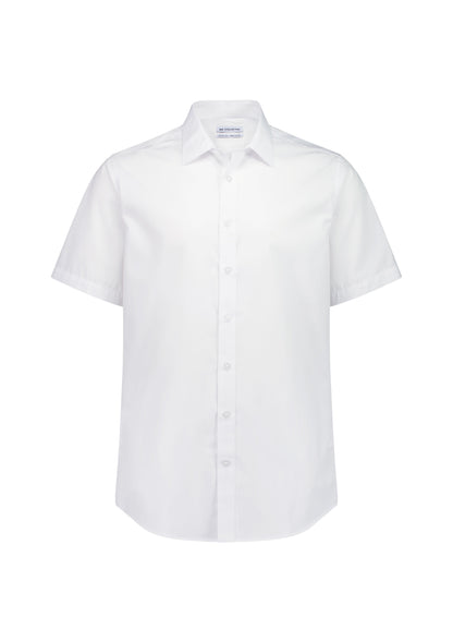 BizCollection S640M Mens Lexington Classic Fit Short Sleeve Shirt - White
