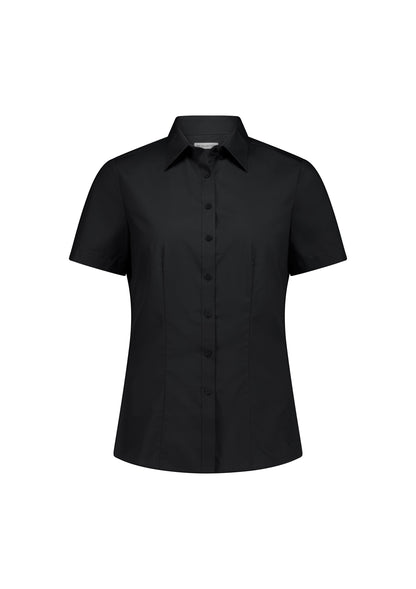 BizCollection S640W Womens Lexington Short Sleeve Shirt - Black