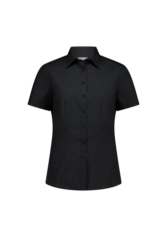 BizCollection S640W Womens Lexington Short Sleeve Shirt - Black