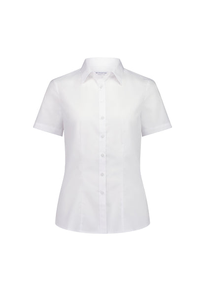 BizCollection S640W Womens Lexington Short Sleeve Shirt - White