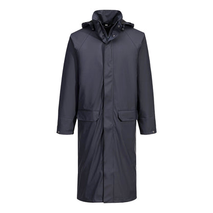 Portwest Flexatex Chem Long Coat in Navy