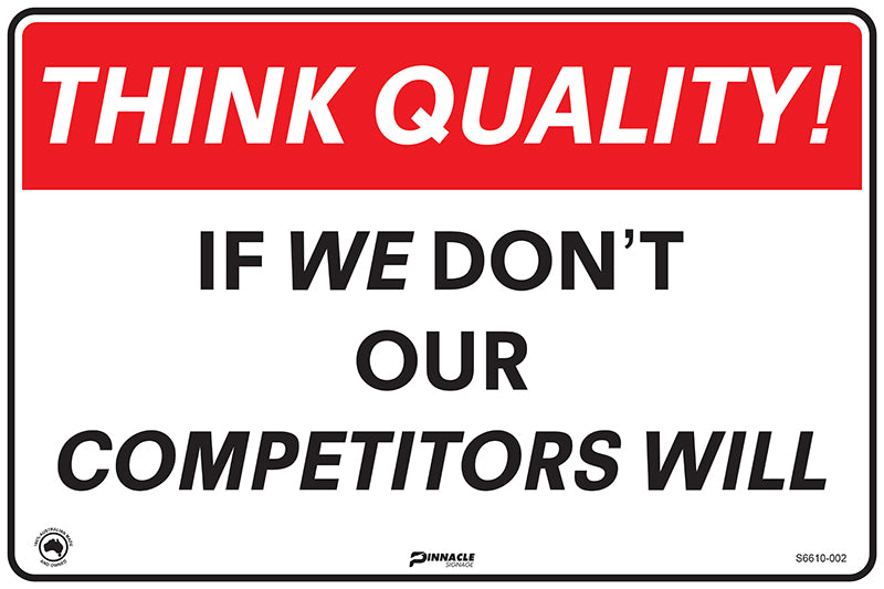 Max Global Products S6610 Think Quality If We Don’t Our Competitors Will Sign