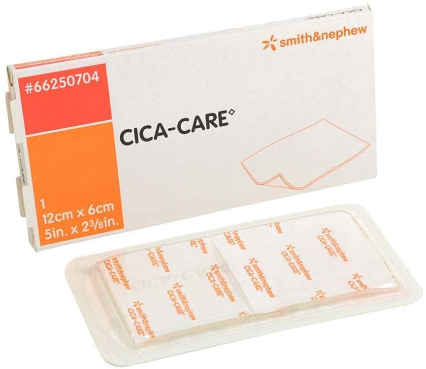 SMITH & NEPHEW S66250704 Cica-Care Adhesive Silicone Gel Sheet 6cm x 12cm