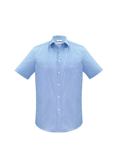 BizCollection S812MS Mens Euro Short Sleeve Shirt product front