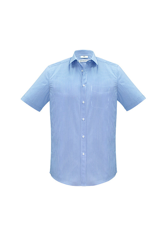 BizCollection S812MS Mens Euro Short Sleeve Shirt product front